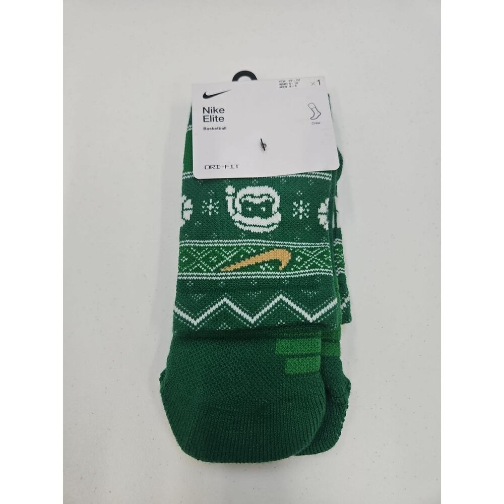 Unisex NIKE ELITE Dri-Fit Basketball Crew Socks Men 6-8 Wom 6-10 Youth 5Y-7Y NWT